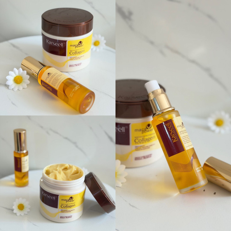 پک مراقبت مو کارسل (ماسک مو ۵۰۰ میل + روغن آرگان ۵۰ میل)